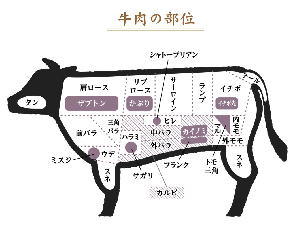 牛肉の部位